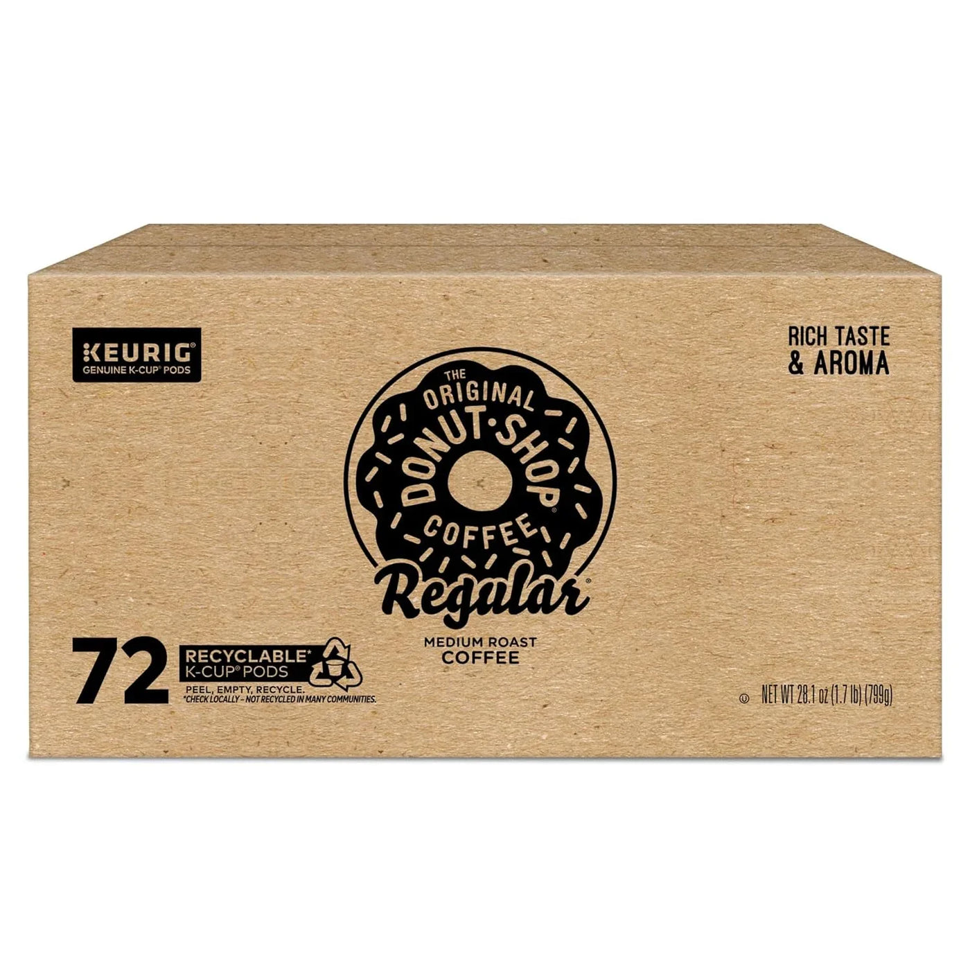 Regular Keurig Single-Serve K-Cup Pods, Medium Roast Coffee, 72 Count