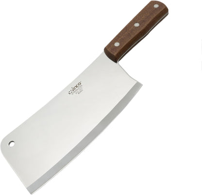8" Heavy Duty Chinese Cleaver with Wooden Handle, 3-1/2″