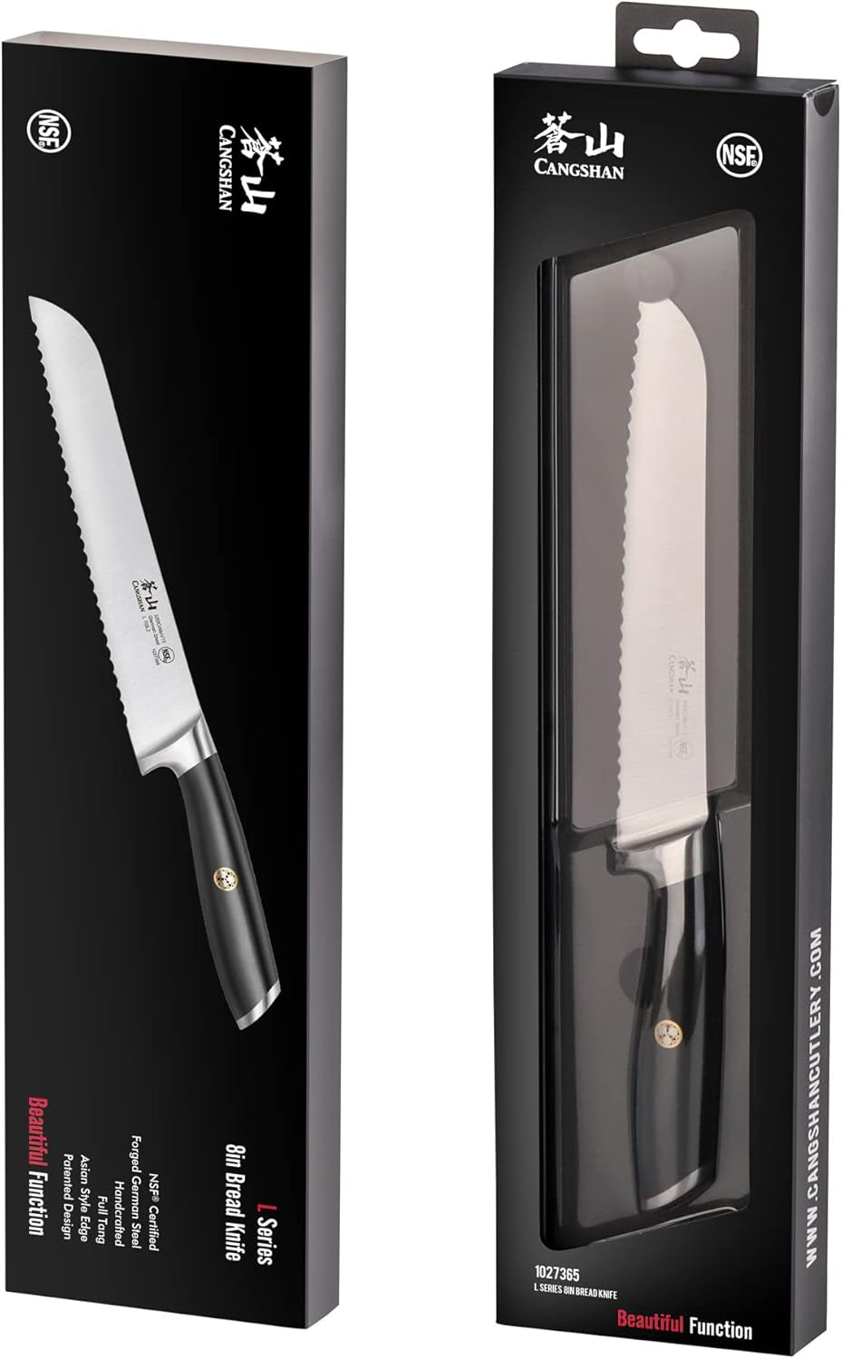L Series 8-Inch Bread Knife, German Steel Forged, 1027365