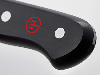 WÜSTHOF Gourmet 5" Hollow Edge Santoku Knife, Black