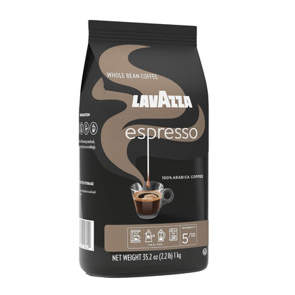 Espresso Whole Bean Coffee, Medium Roast, 100% Arabica, 2.2 Lb Bag