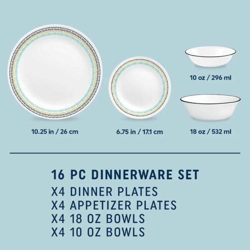 ® Paloma 16-Piece Dinnerware Set, Service for 4