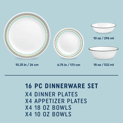 ® Paloma 16-Piece Dinnerware Set, Service for 4