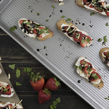 Bakeware Nonstick Extra Large Baking Sheet Pan, Aluminized Steel