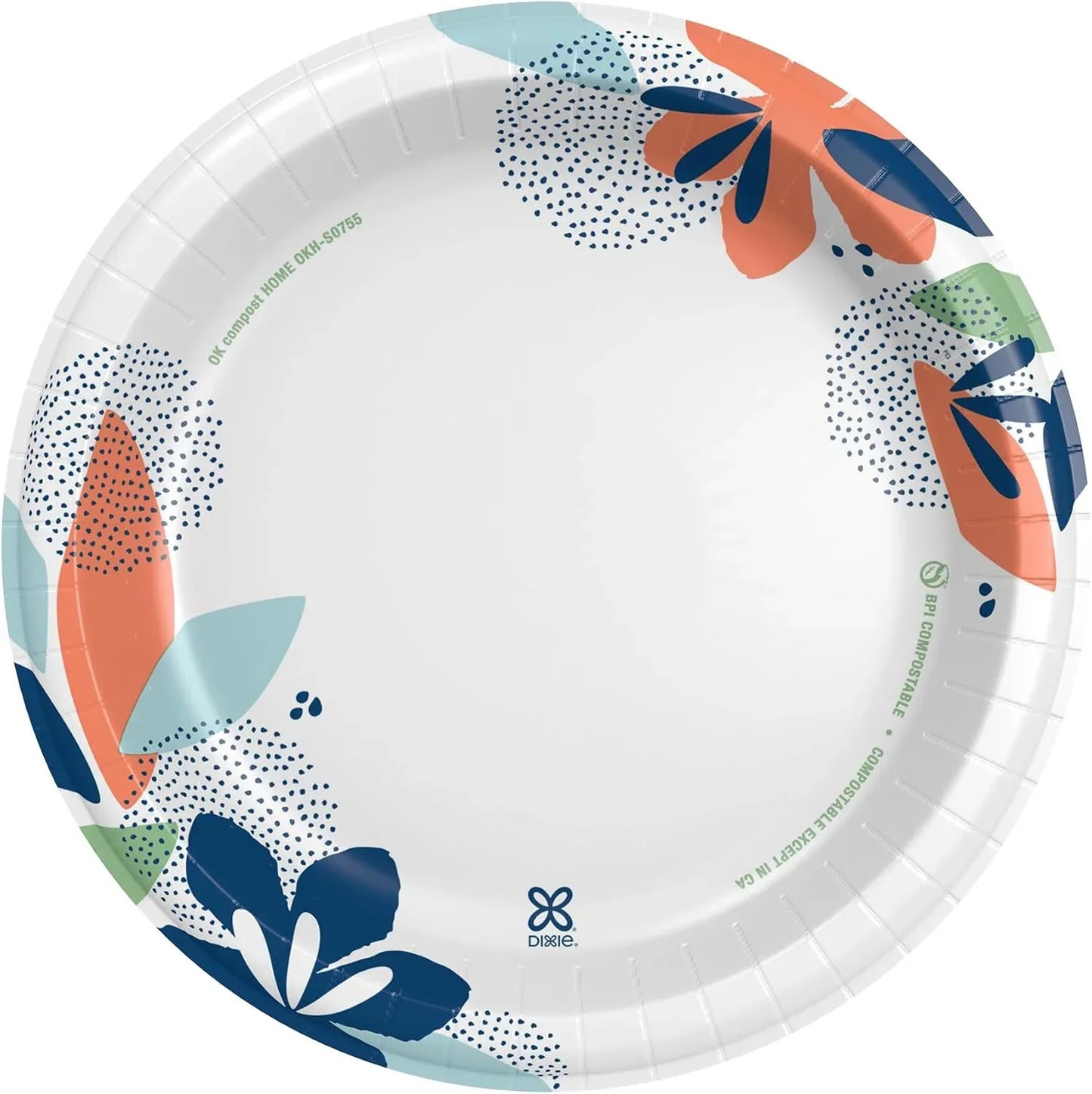 Large Paper Plates, 10 Inch, 150 Count, 2X Stronger*, Microwave-Safe, Soak-Proof, Cut Resistant, Disposable Plates for Everyday Breakfast, Lunch, & Dinner Meals