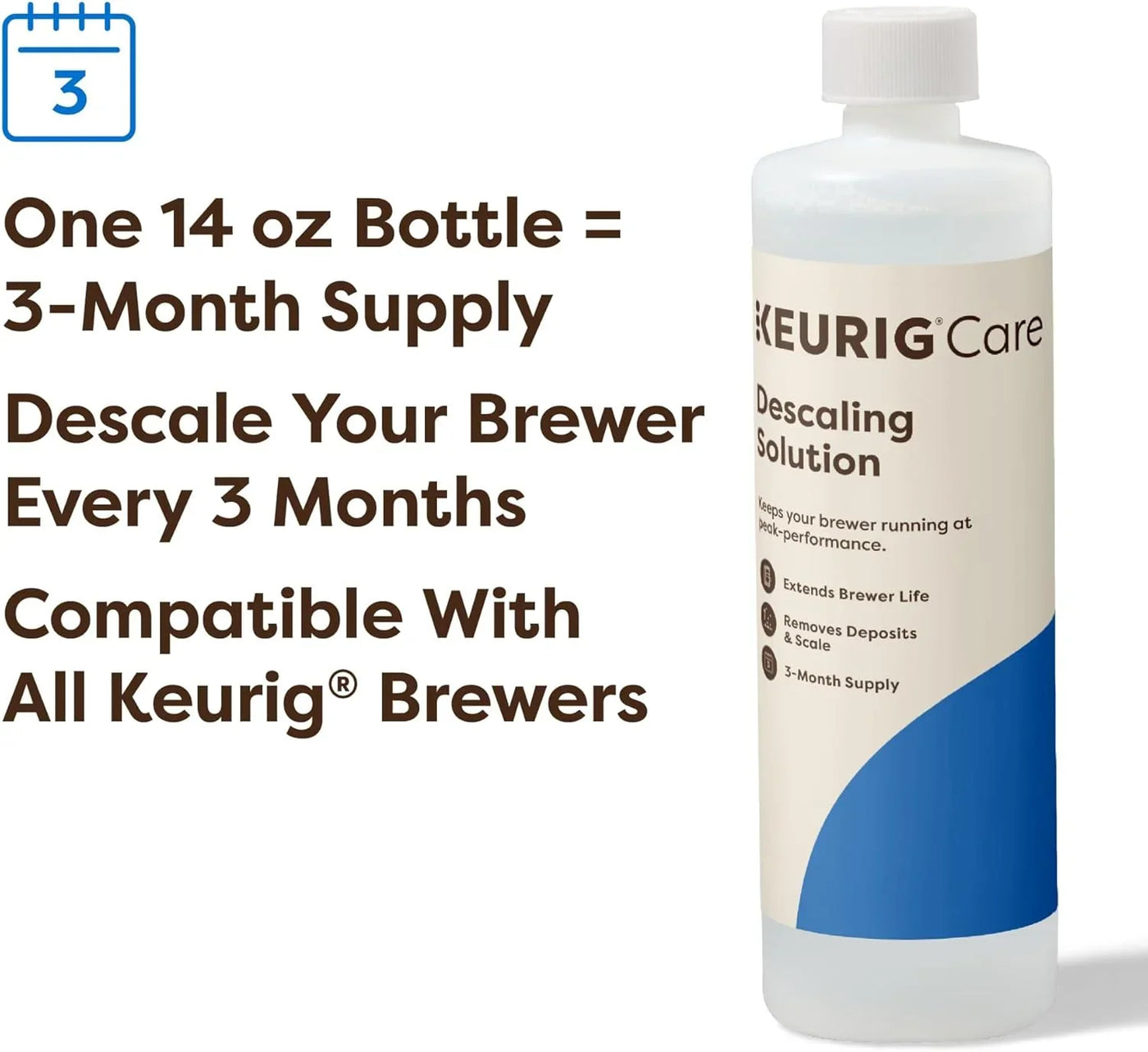 Brewer Cleanse Kit for Brewer Descaling and Maintenanceincludes Descaling Solution & Rinse Pods, Compatible with  Classic/1.0 & 2.0 K-Cup Pod Coffee Makers, 5 Count