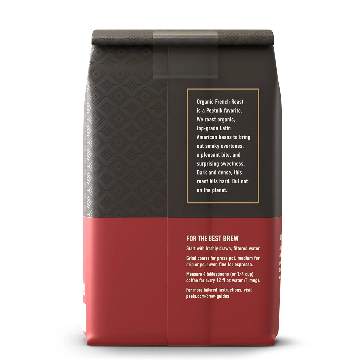 , USDA Organic Dark Roast Ground Coffee, 100% Arabica Coffee - French Roast 18 Ounce Bag