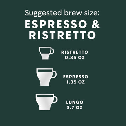 by Nespresso Original Line Dark Roast Espresso, 50-Count Espresso Pods