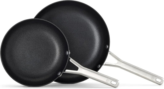® Hard-Anodized Nonstick 8" and 10" Frying Pan Set