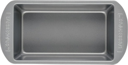 Bakeware Meatloaf/Nonstick Baking Loaf Pan Set, Two 9-Inch X 5-Inch, Gray