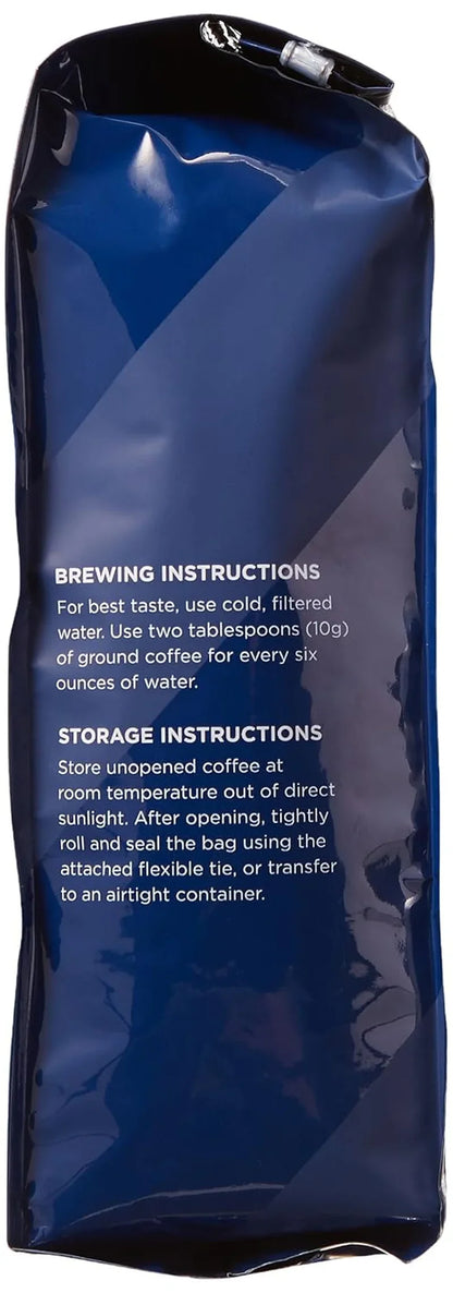Organic Fair Trade Peru Ground Coffee, Medium Roast, 12 Ounce