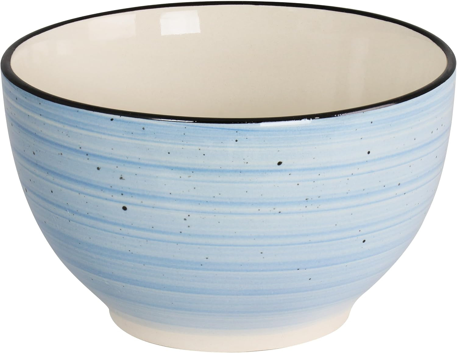 Gia 24 Piece Stoneware Dinnerware Set (Light Blue)