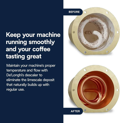 Ecodecalk Descaler, Universal Descaling Solution for Coffee & Espresso Machines, 16.90 Oz (5 Uses)