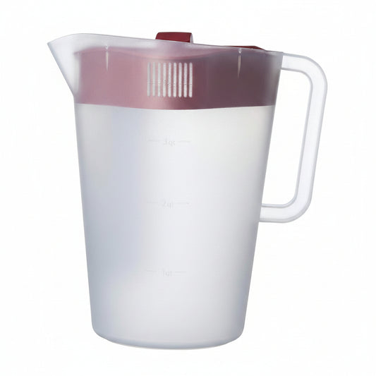 1 Gallon Pitcher with 4 Way Lid, Made without BPA, Clear