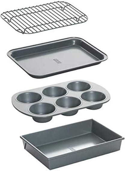Professional 4-Piece Non-Stick Toaster Oven Set