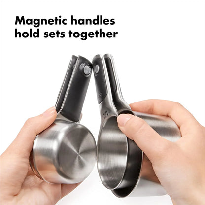 Good Grips 8 Piece Stainless Steel Measuring Cups and Spoons Set