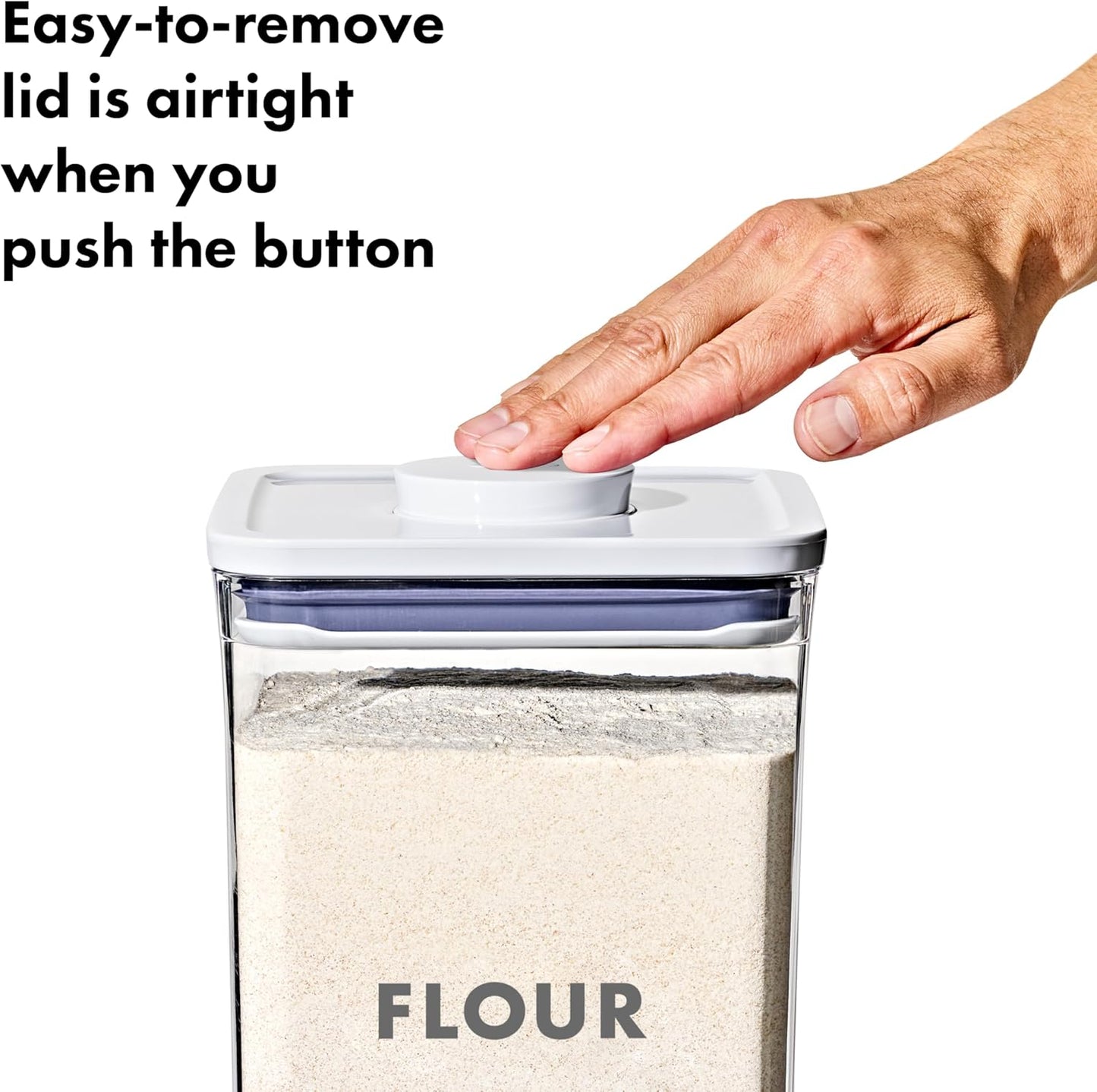 Good Grips 8-Piece Prelabeled Baking POP Container Set