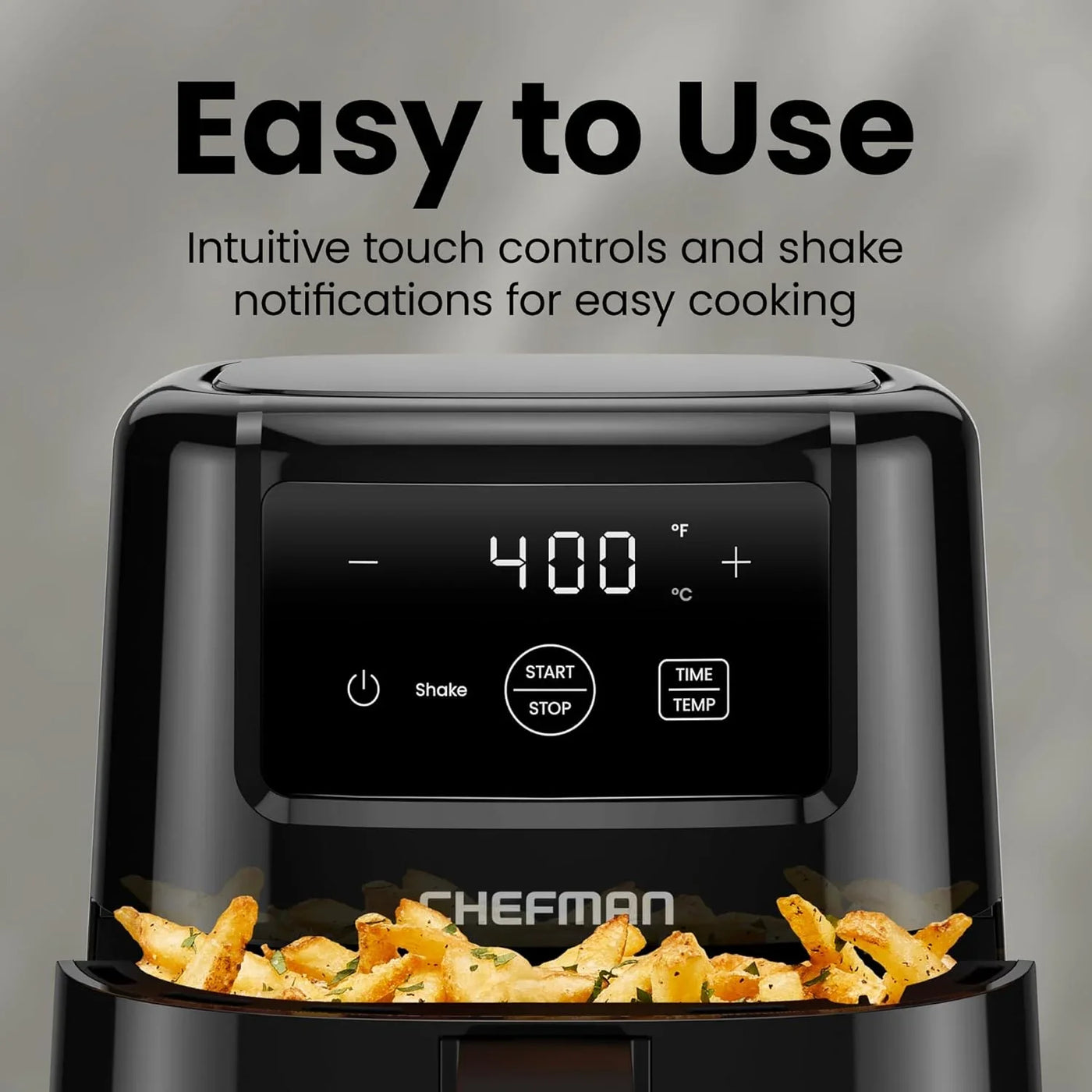 2 Qt Mini Air Fryer – Digital Space-Saving Compact Air Fryer with Nonstick and Dishwasher Safe Basket, Quick & Easy Meals in Minutes, Features Digital Timer and Shake Reminder – Black