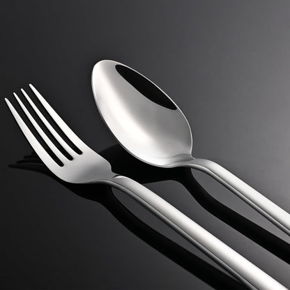 Silverware Set, 20 Piece Flatware Cutlery Set for 4, 18/10 Stainless Steel Silverware Mirror Polished Dishwasher Safe for Home, Restaurant, Wedding, Party(Silver, 20 Pieces for 4)