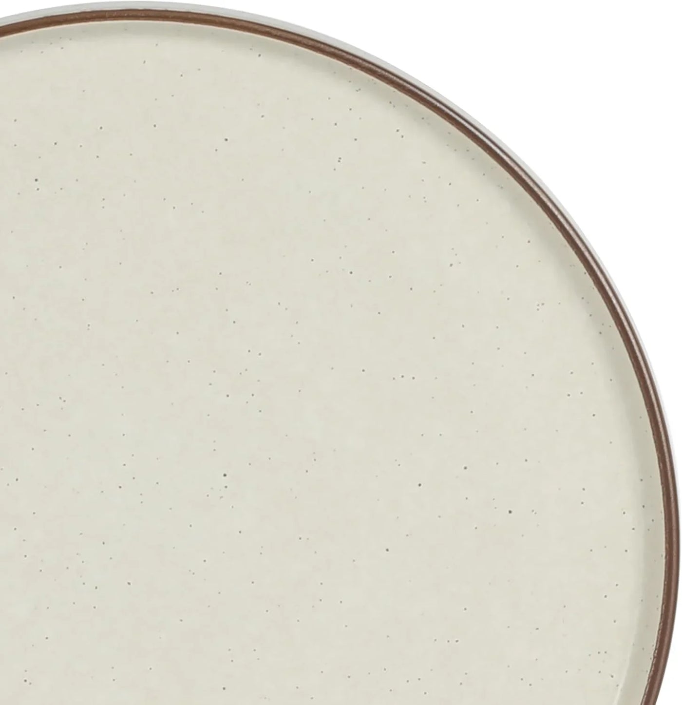 Gelston Stoneware Matte Reactive Glaze 16 Piece (Service for 4) Plates and Bowl Dinnerware Set - Cream