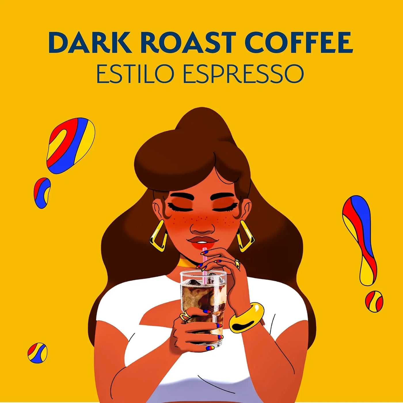 Café Bustelo Espresso Style Dark Roast, Single Serve Coffee Pods, 12 Count (Pack of 6)