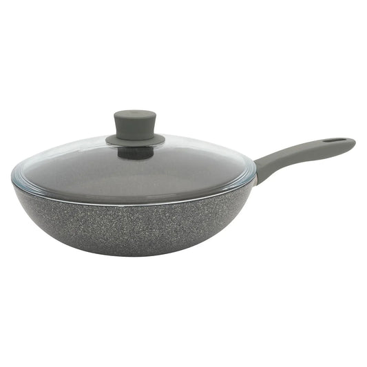 Parma plus 11-Inch Aluminum Nonstick Wok with Lid