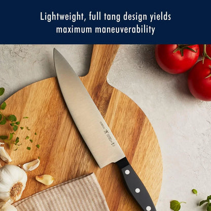 Statement Premium Quality 15-Piece Set with Block, Natural, Razor-Sharp, German Engineered Informed by 100+ Years of Mastery, Lightweight and Strong, Dishwasher Safe
