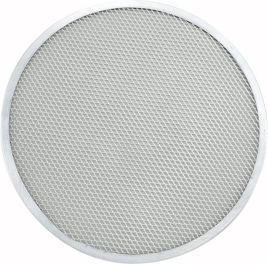 Aluminum Winware 12-Inch Seamless Pizza Screen (APZS-12)