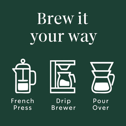 Ground Coffee, Dark Roast Coffee, Sumatra, 100% Arabica, 1 Bag (18 Oz)