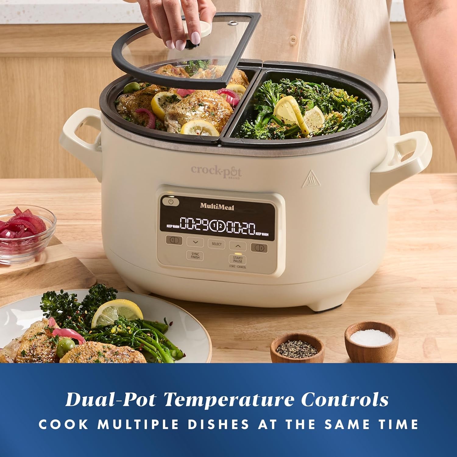 Multimeal Multicooker and Programmable Slow Cooker with Bake Function Oat Milk