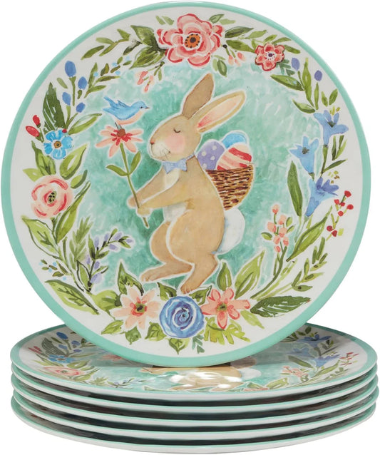 Joy of Easter 11" Melamine Dinner Plates, Set of 6