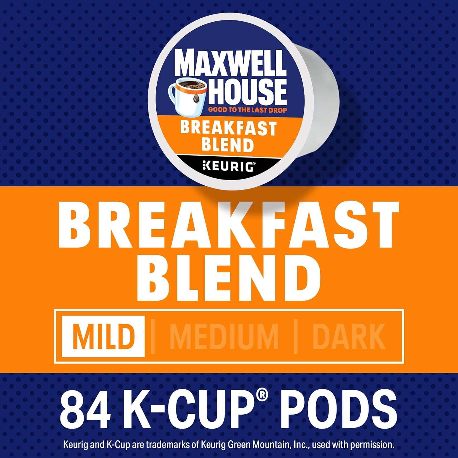 Breakfast Blend Mild Roast K-Cup Coffee Pods, 84 Ct Box