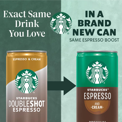 Espresso & Cream, 6.5 Fl Oz Cans (Pack of 12)