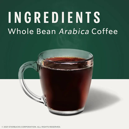 Whole Bean Coffee, Dark Roast Coffee, Espresso Roast, 100% Arabica, 1 Bag (18 Oz)