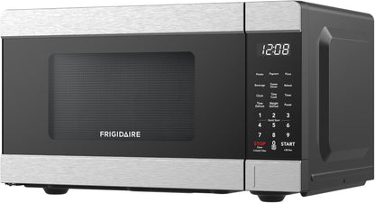 0.9 CU. FT. Microwave, Digital Control Panel - Auto Cooking Settings - Child Safety Lock - Stainless Steel