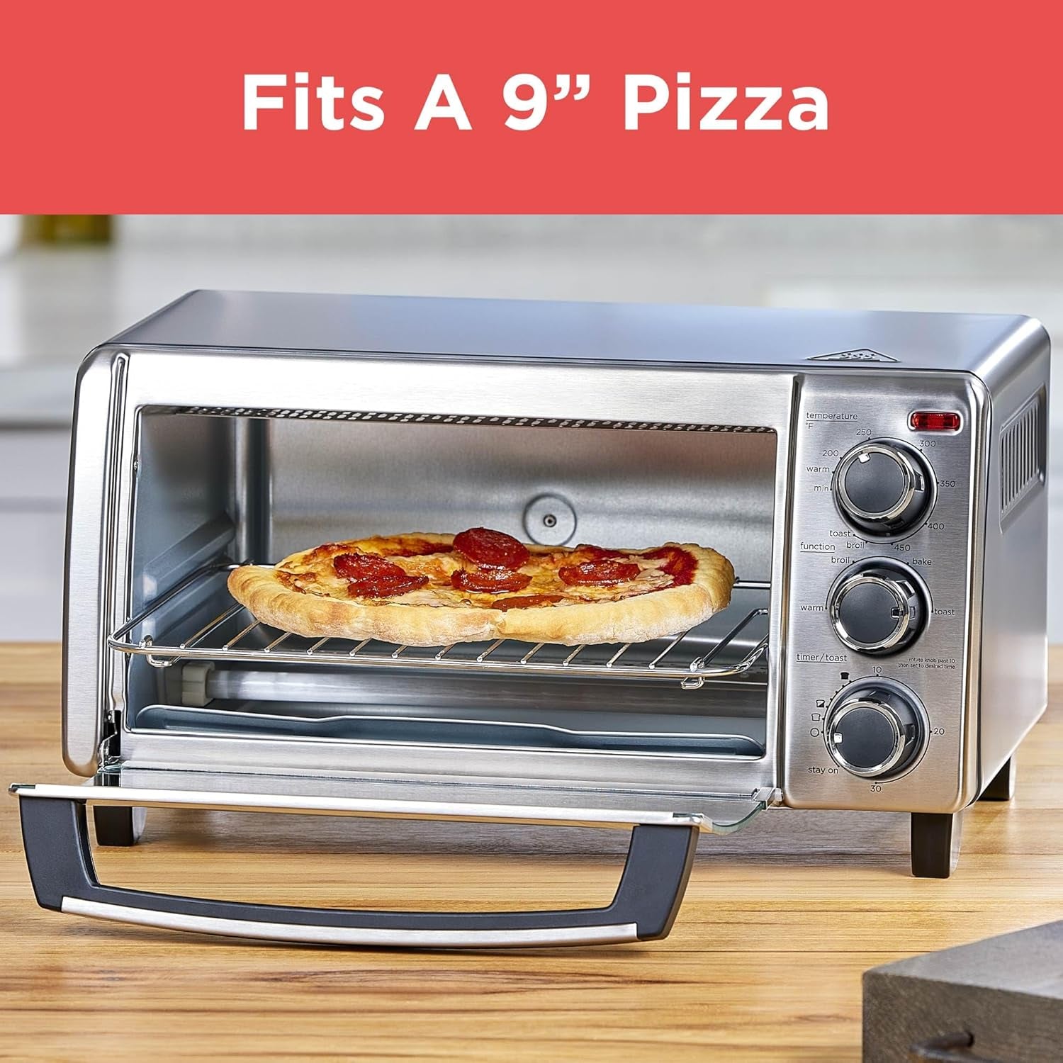 TO1313SBD Toaster Oven, 15.47 Inch, Silver