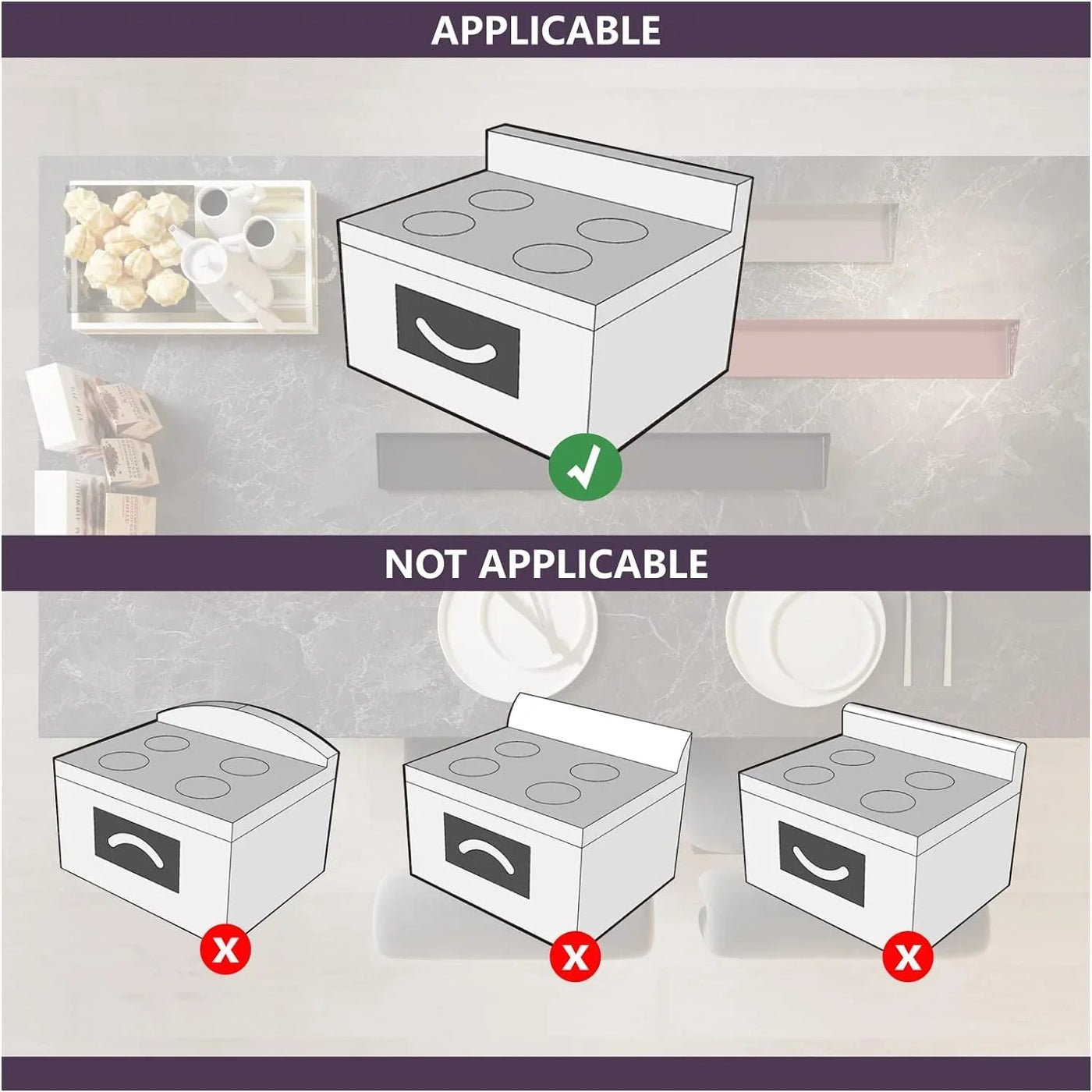 30" Magnetic Stove Top Shelf – Brushed Copper Spice Rack and Seasoning Organizer – Kitchen Shelf for Back of Stove – over Stove Rack and Storage Organizer