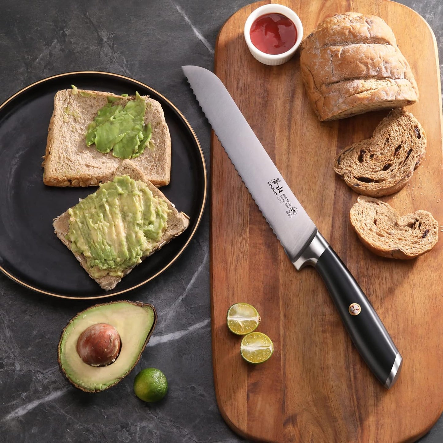 L Series 8-Inch Bread Knife, German Steel Forged, 1027365