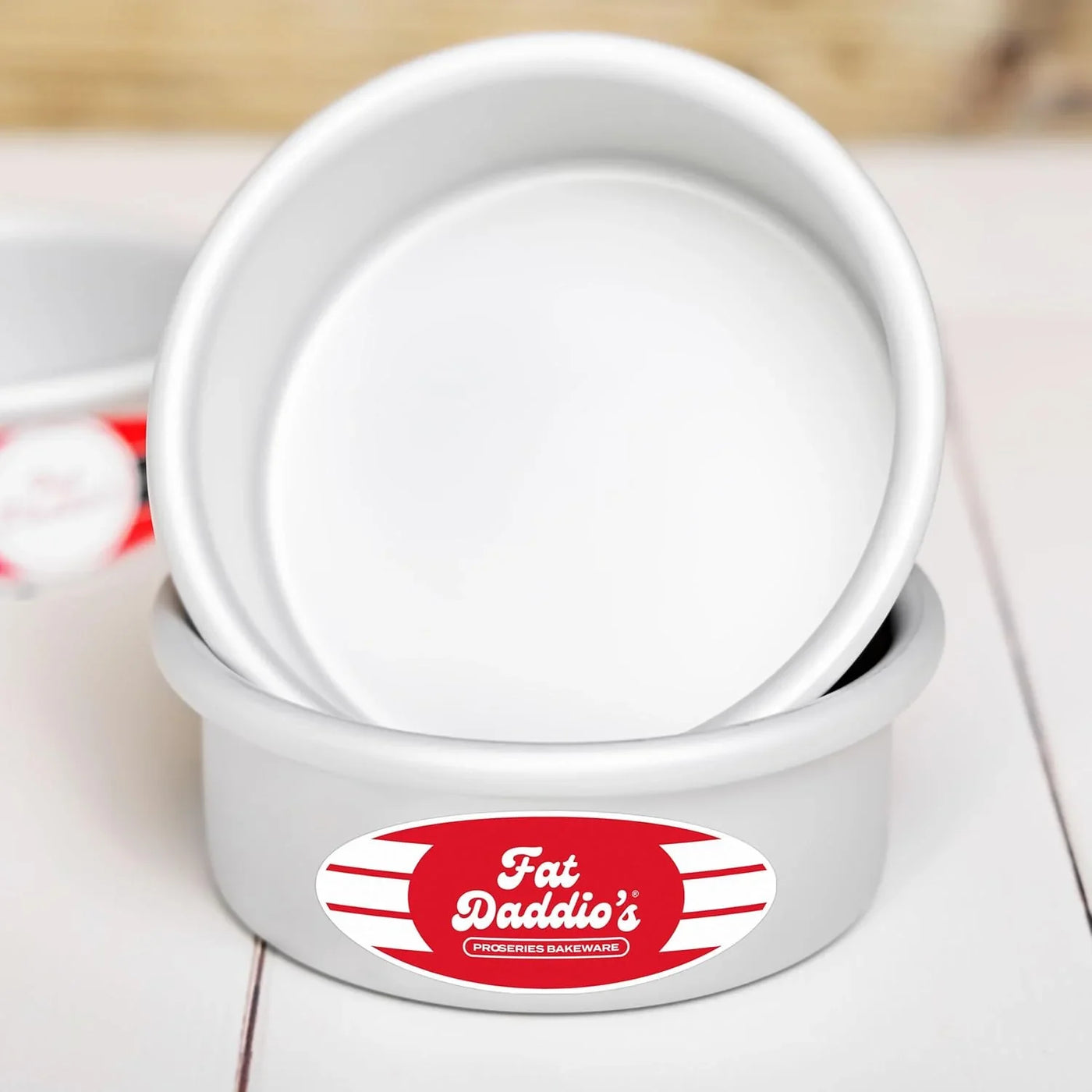 Anodized Aluminum round Cake Pans, 2 Piece Set, 8 X 2 Inch