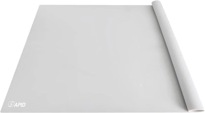Extra Large Silicone Mat 36" X 24" Place Mats, Heat Resistant Mat for Kitchen Countertop Protector, Thick Placemats Washable Silicone Mats for Kitchen Counter Mat Dining Table Mat, Grey,