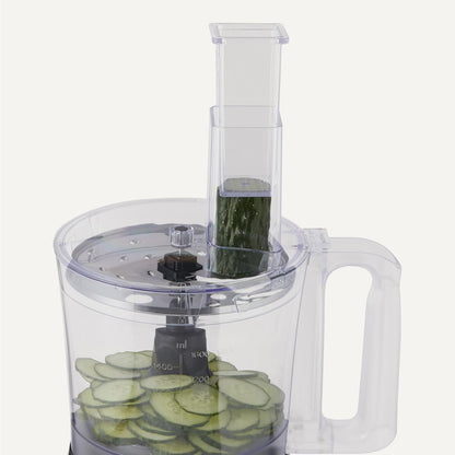 Food Processor and Vegetable Chopper, 10 Cup Bowl, 2-Speed, 500 Watt Motor, Black