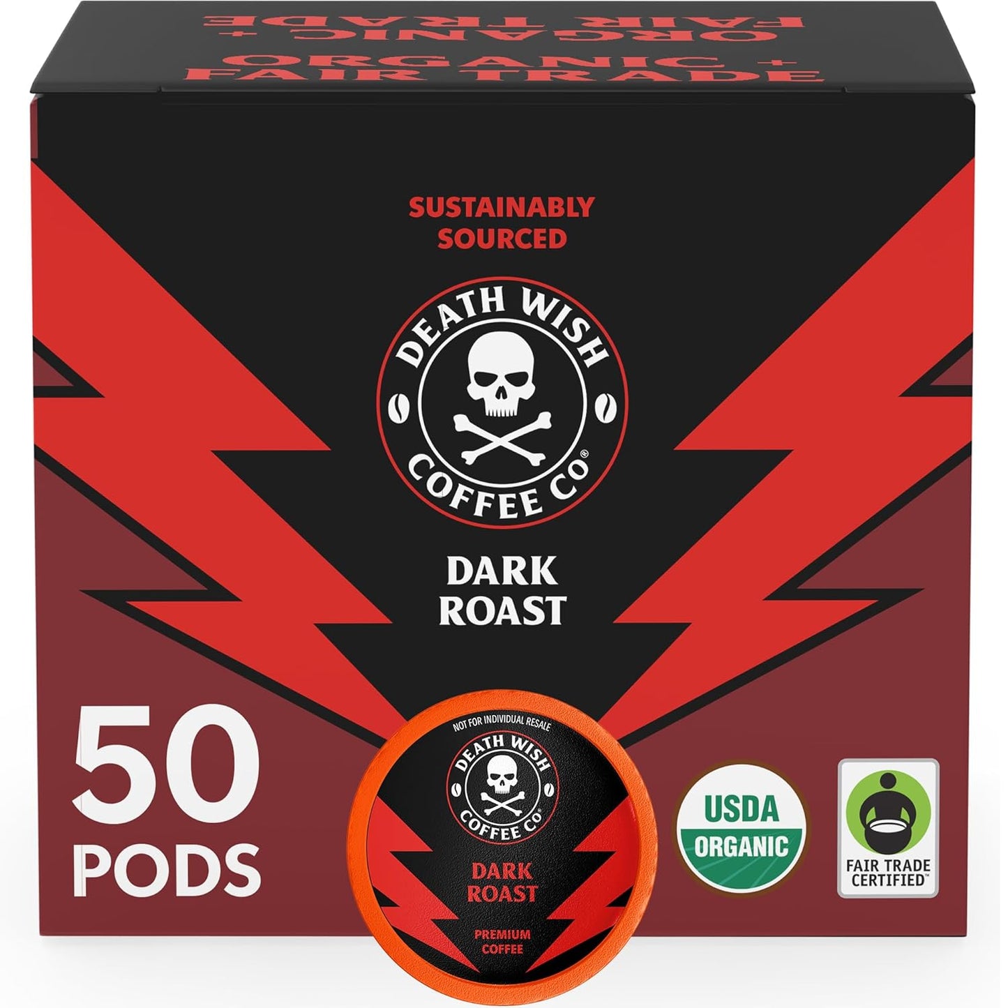 - Dark Roast Single Serve Pods - (50 Count)