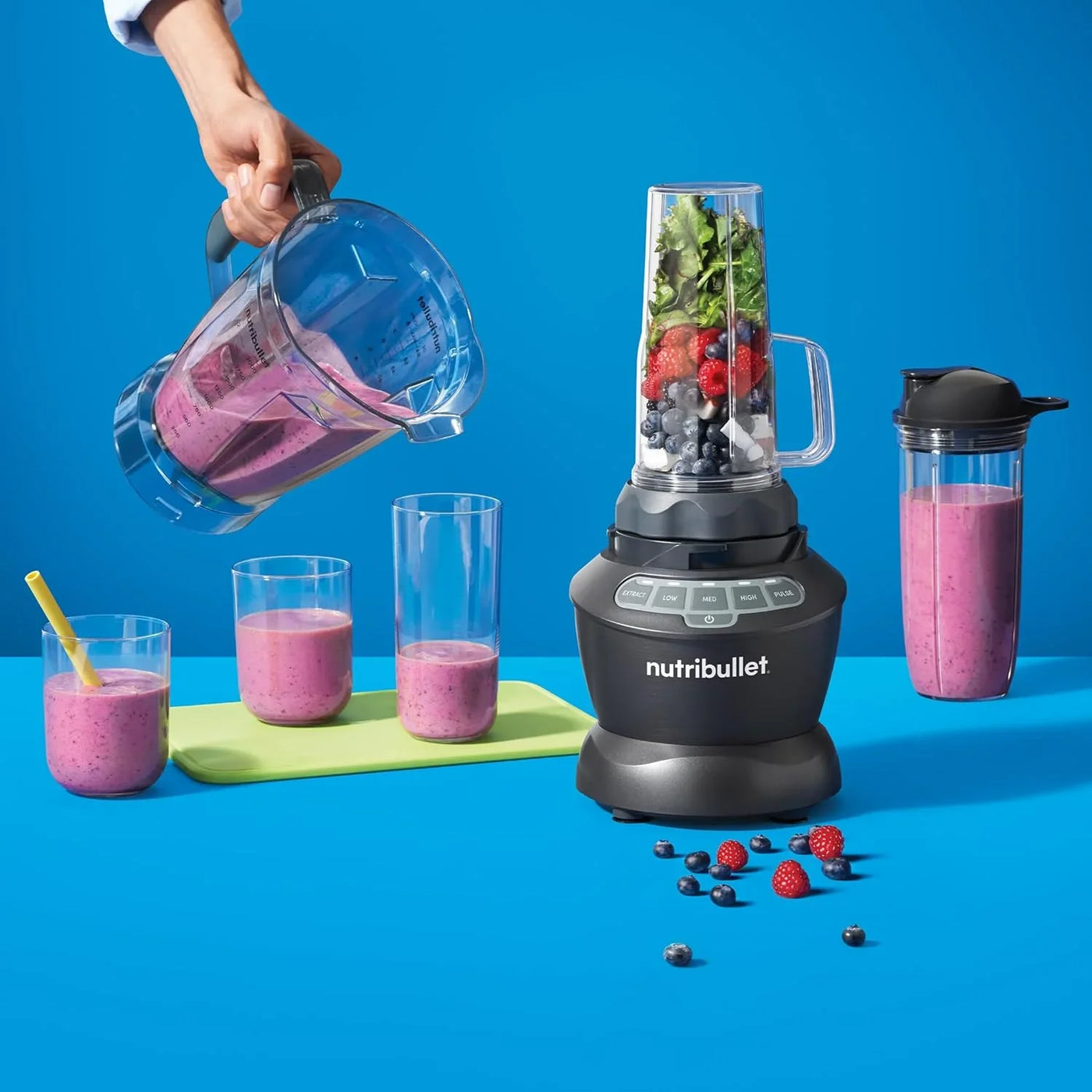 Full-Size Blender Combo 1200W – NBF50500 - Dark Gray