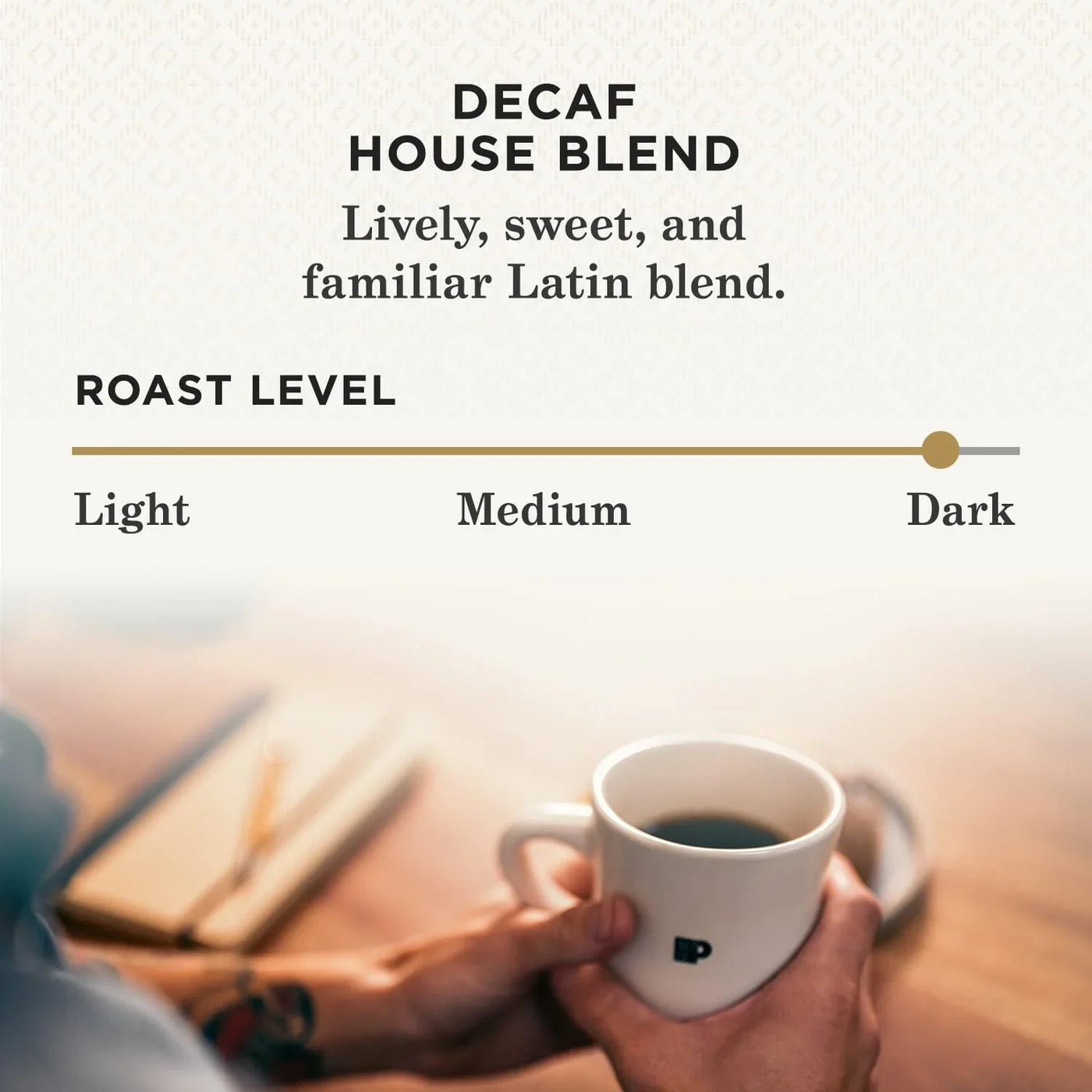 , Dark Roast Decaf Keurig K-Cup Pods, Decaffeinated Arabica Coffee - Decaf House Blend 60 Count (6 Boxes of 10 K-Cup Pods)