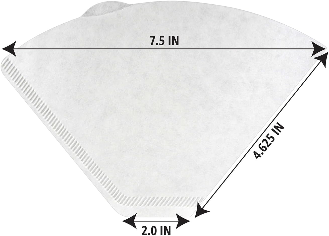Number 4 Cone Coffee Filters for 8-12 Cup Coffee Makers, White, 100 Count