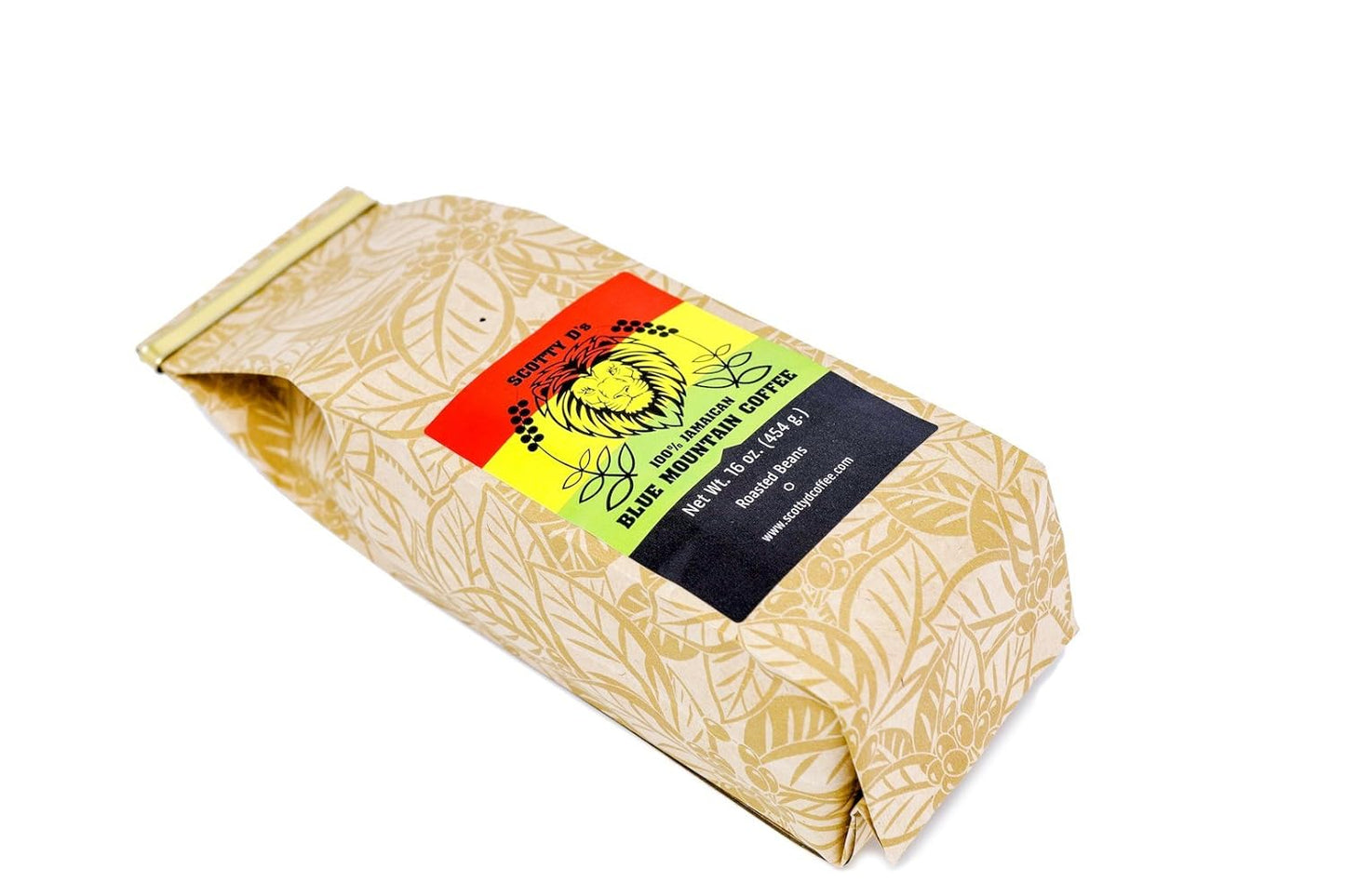 100% Blue Mountain Coffee-16 Oz. (Medium Roast)(Whole Bean)
