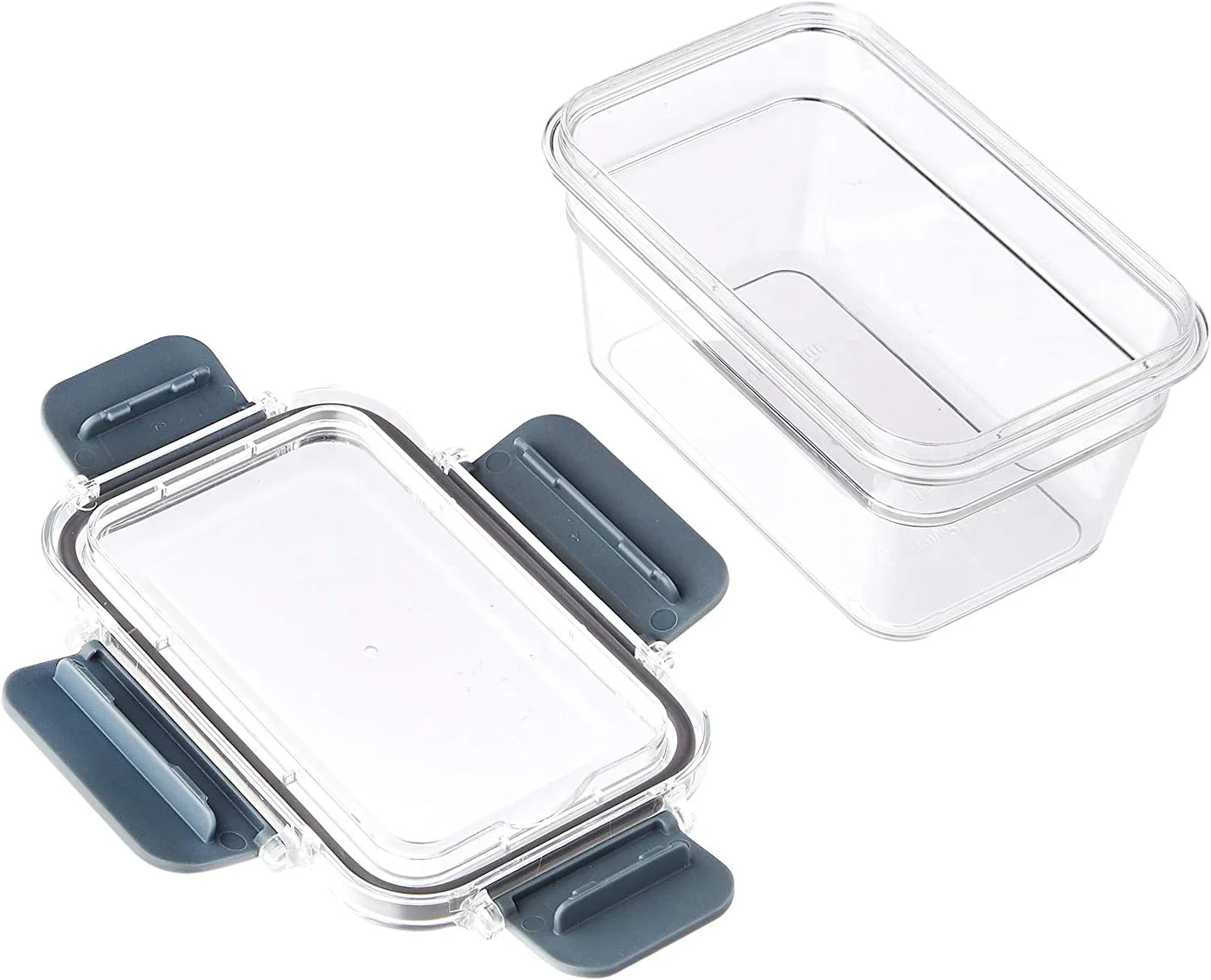 Tritan Plastic Food Storage Containers with Airtight Locking Lids, 11 Containers, Clear, 22-Piece Set