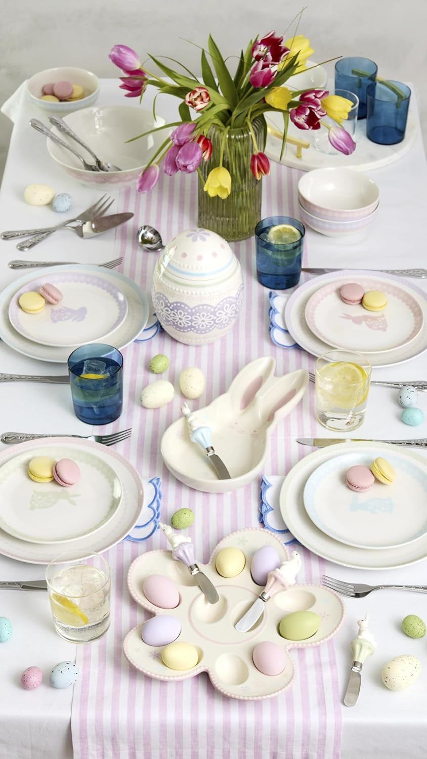 898192 Bunny Hop Dinner Plates, Set of 4