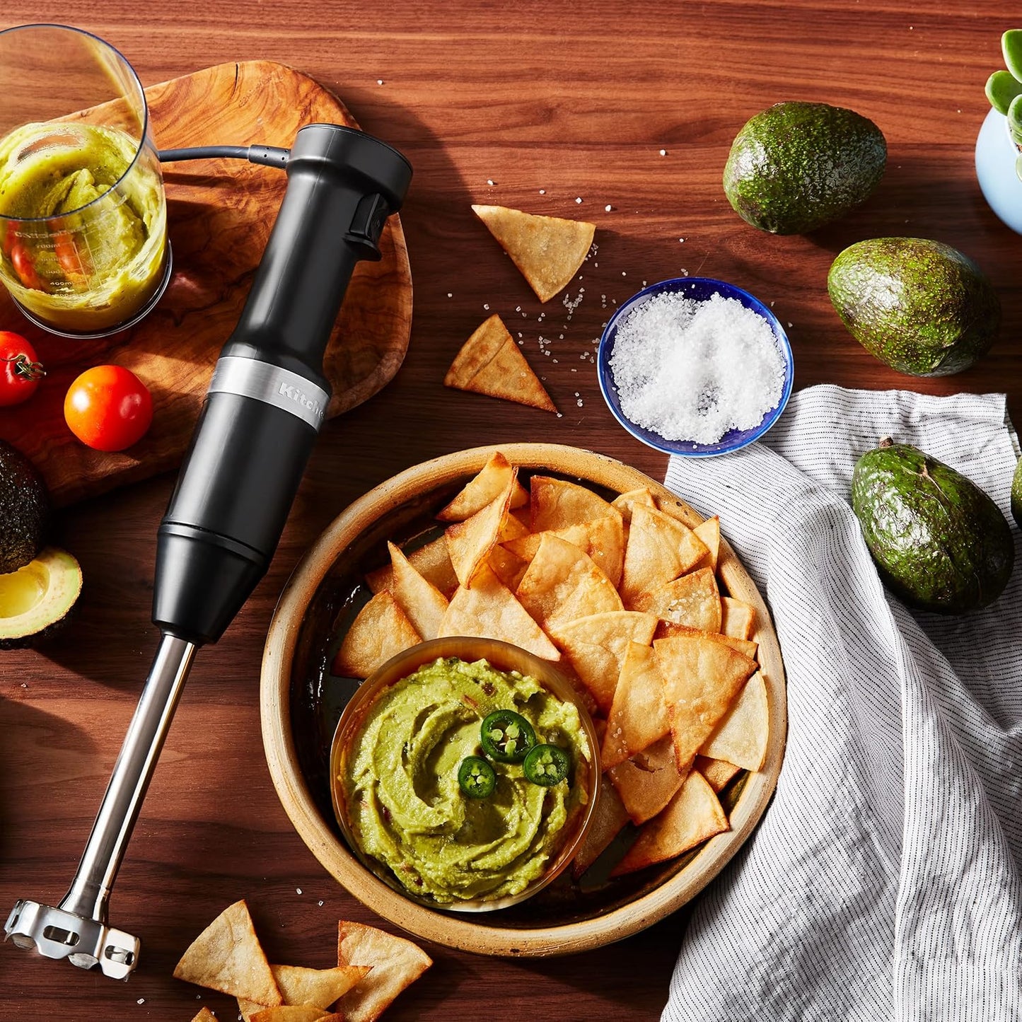 Variable Speed Corded Hand Blender KHBV53, Matte Black