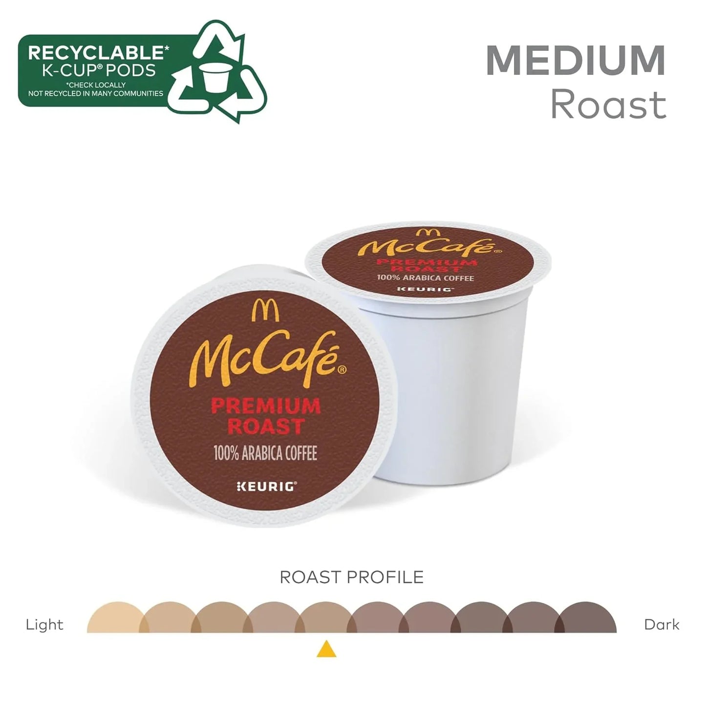 Premium Roast Coffee, Keurig Single Serve K-Cup Pods, Medium Roast, 96 Count